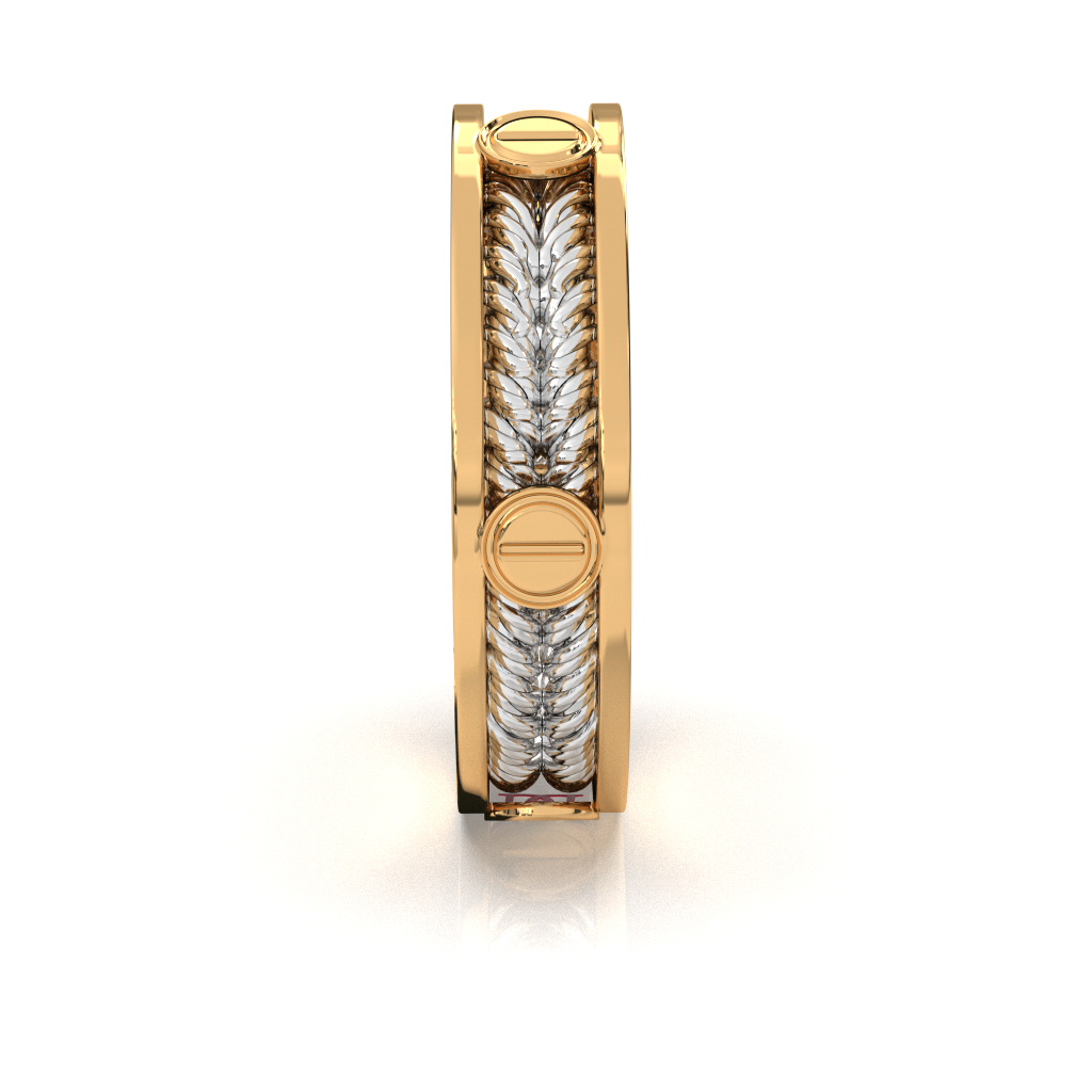 Silver Plated Statement Ring | Modern Unisex Band