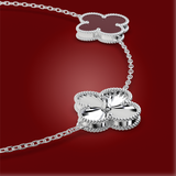 Crimson Clover Bracelet