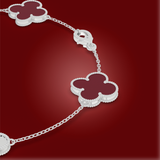 Crimson Clover Bracelet