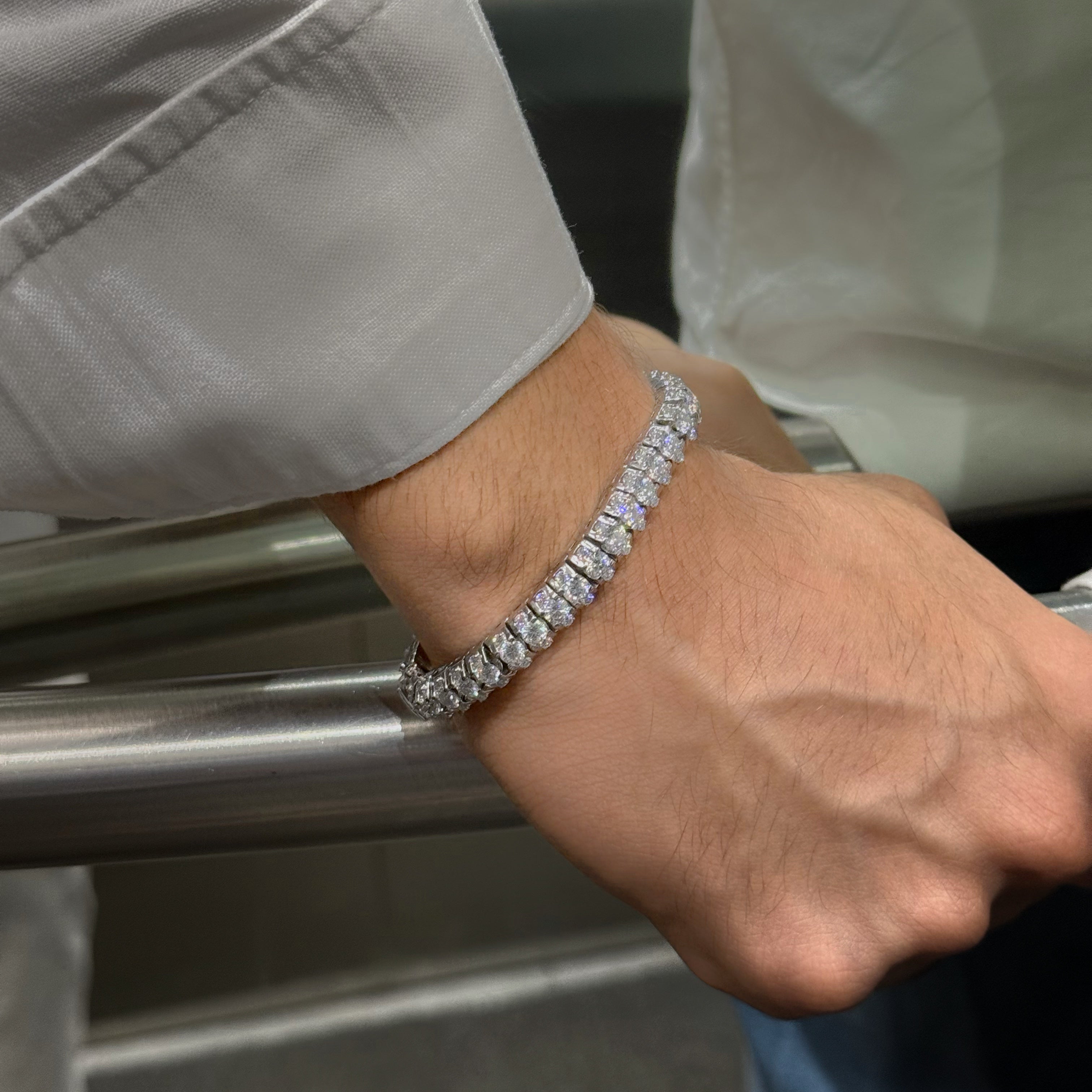 Signature Tri-Line Tennis Bracelet